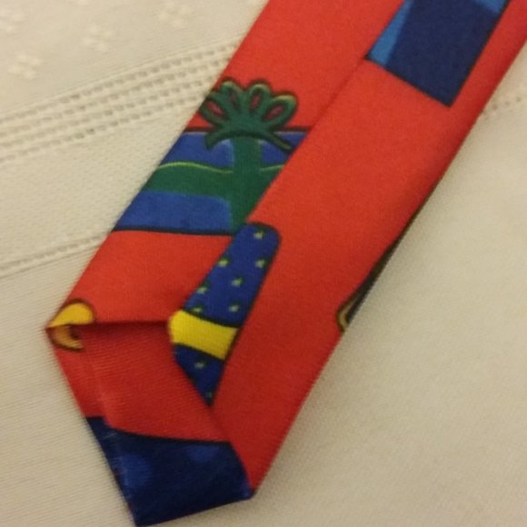 Lot of 2 Christmas Ties Snowman and Christmas tree - Picture 9 of 10